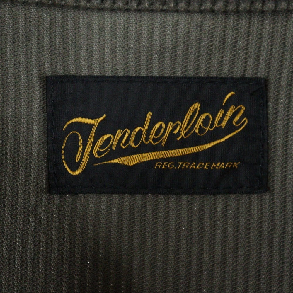 TENDERLOIN(テンダーロイン) SCREAMING EASGLES CORDURUY JACKET コーデュロイ ジャケット コットン バックロゴ カーキ