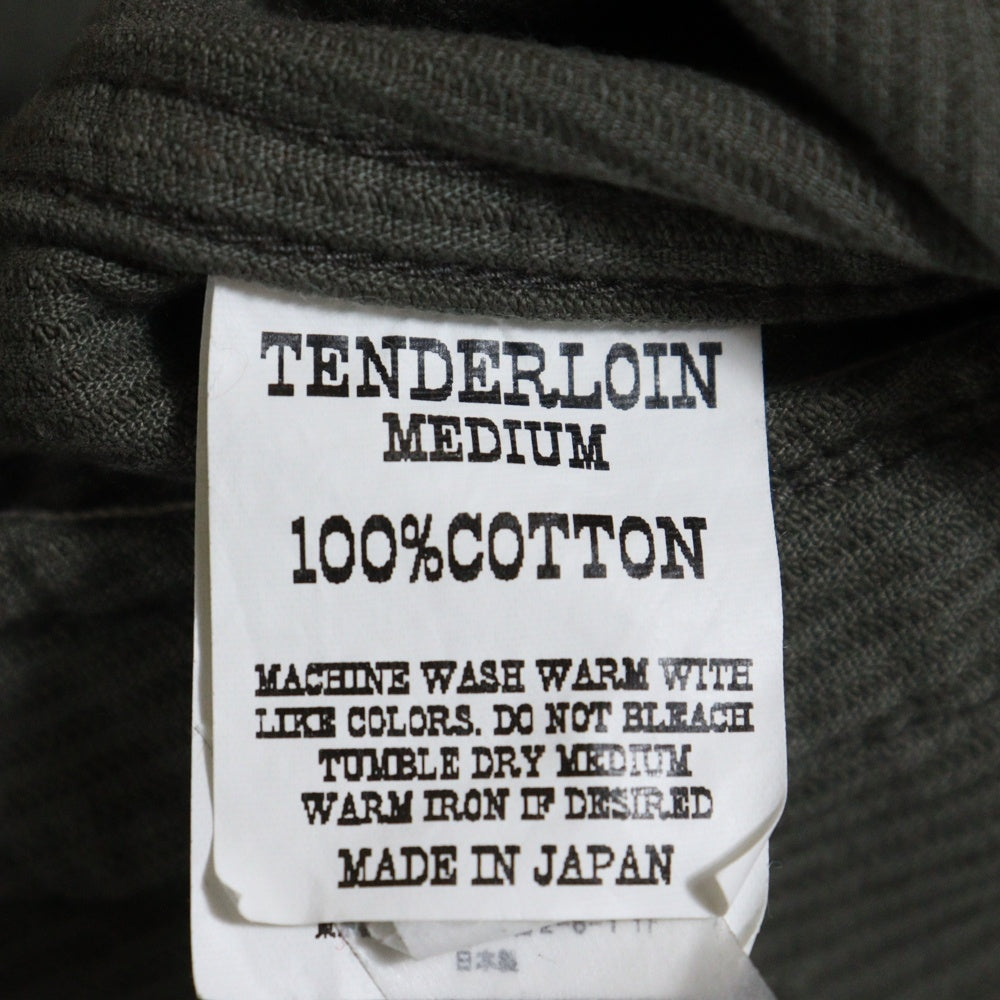 TENDERLOIN(テンダーロイン) SCREAMING EASGLES CORDURUY JACKET コーデュロイ ジャケット コットン バックロゴ カーキ
