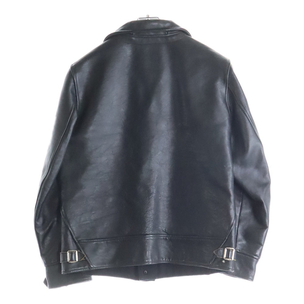 TENDERLOIN(テンダーロイン) 12AW T-HIDE LEATHER JACKET Tハイド レザージャケット ブラック