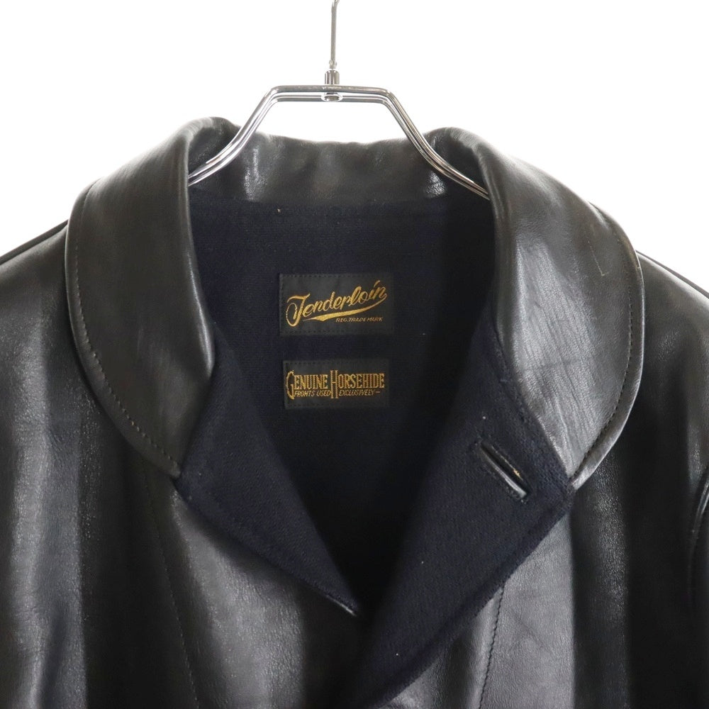 TENDERLOIN(テンダーロイン) 12AW T-HIDE LEATHER JACKET Tハイド レザージャケット ブラック