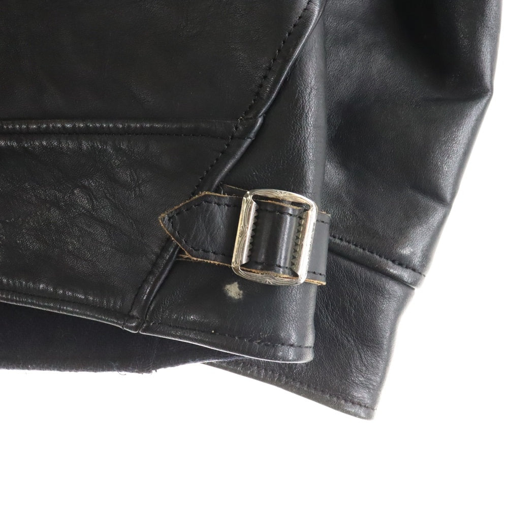 TENDERLOIN(テンダーロイン) 12AW T-HIDE LEATHER JACKET Tハイド レザージャケット ブラック