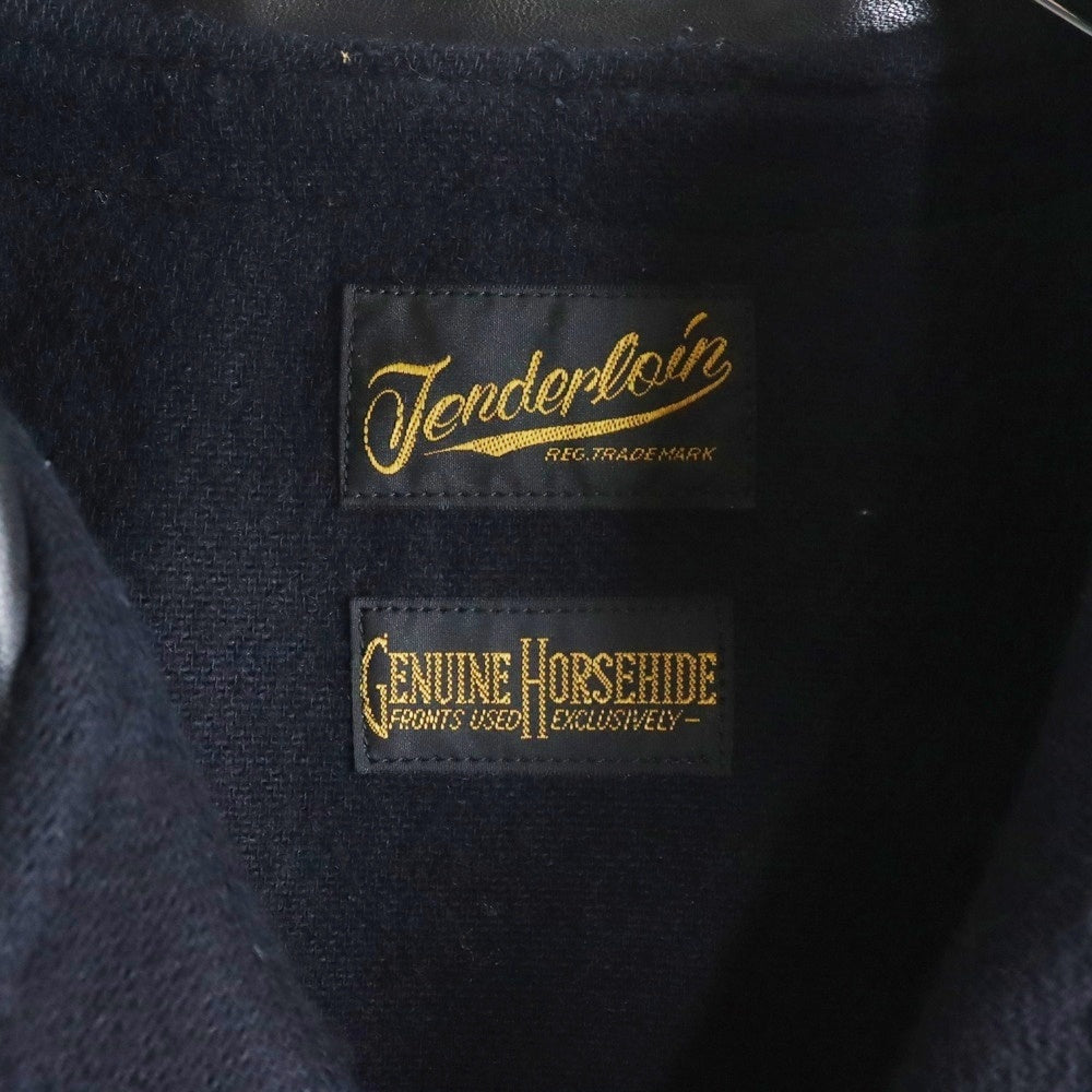 TENDERLOIN(テンダーロイン) 12AW T-HIDE LEATHER JACKET Tハイド レザージャケット ブラック