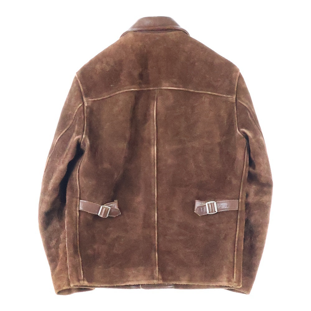 TENDERLOIN(テンダーロイン) 13AW T-LEATHER JACKET Tレザージャケット スエード ウォーターバッファロー ブラウン
