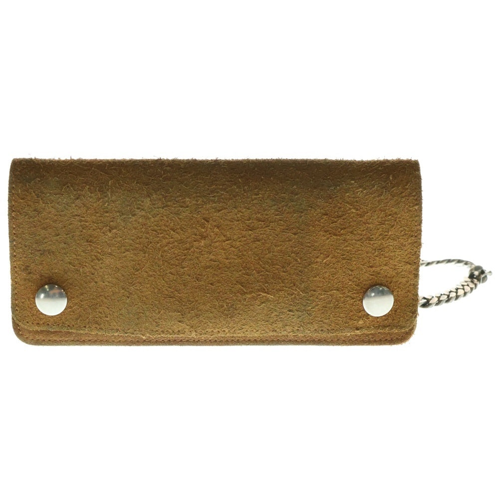 TENDERLOIN(テンダーロイン) ×PORTER T-WALLET SUEDE ポーター スエードレザー長財布 ブラウン ウォレットチェーン
