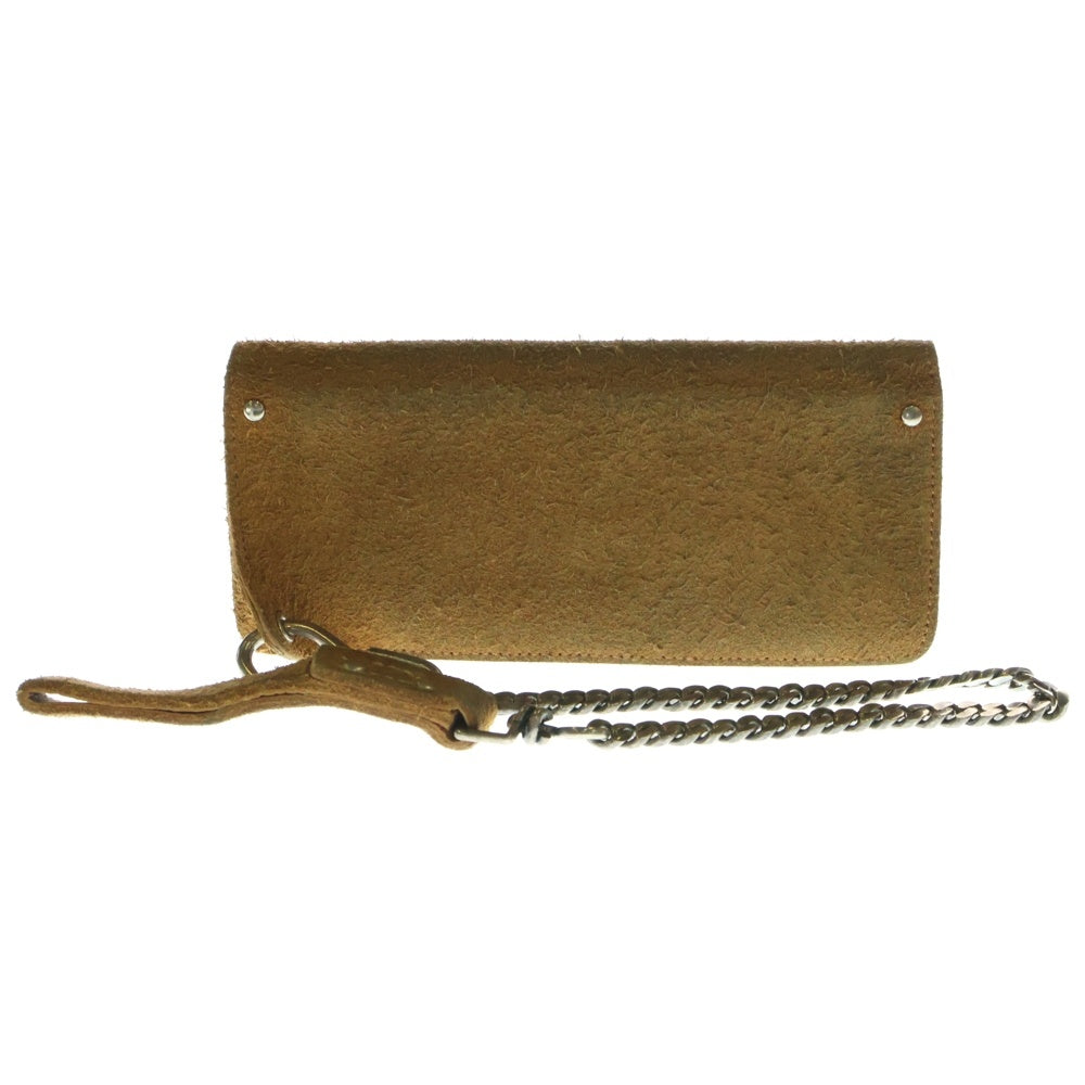 TENDERLOIN(テンダーロイン) ×PORTER T-WALLET SUEDE ポーター スエードレザー長財布 ブラウン ウォレットチェーン