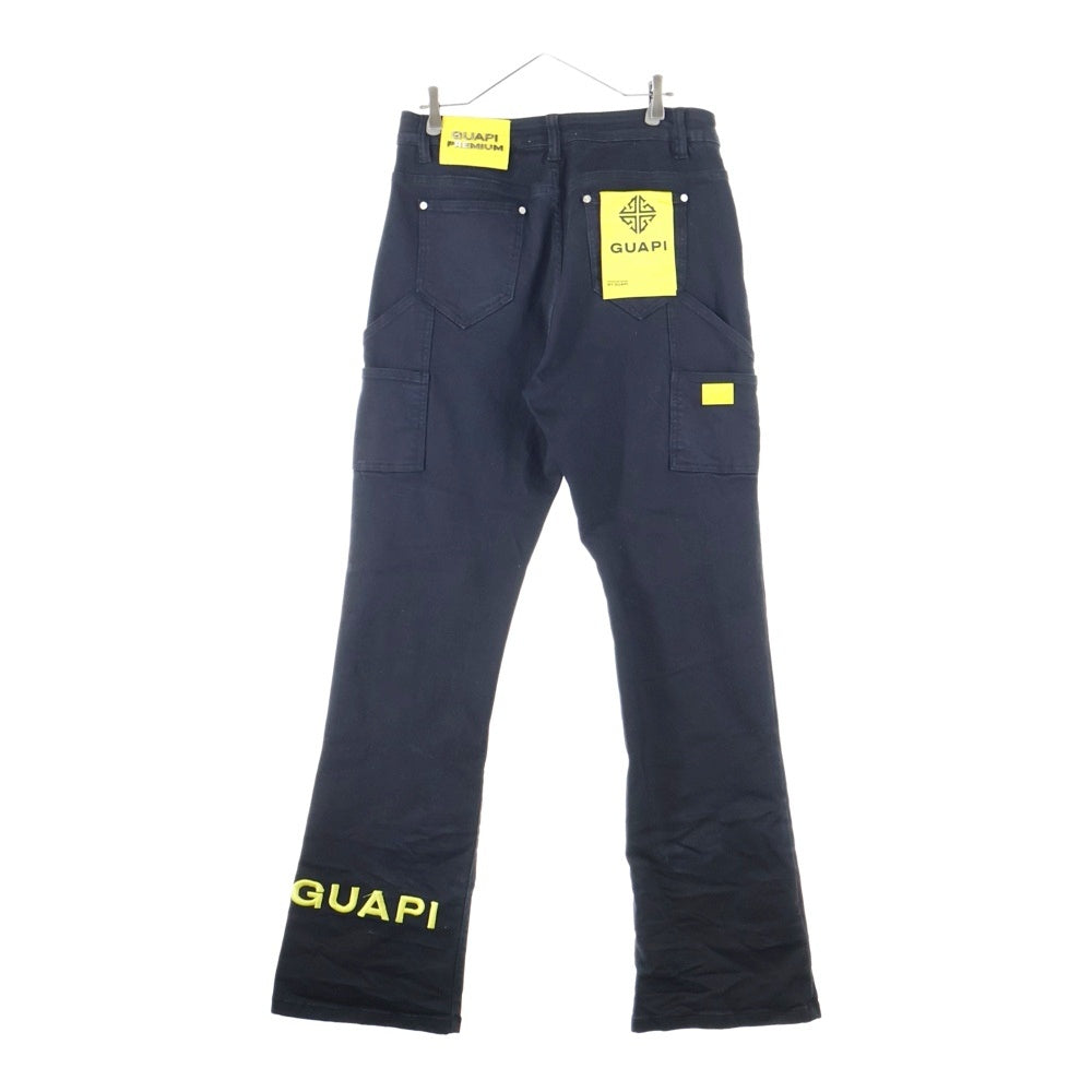 GUAPI(グアピ) FLARED DENIM グアピプレミアム フレアデニム パンツ ブラック
