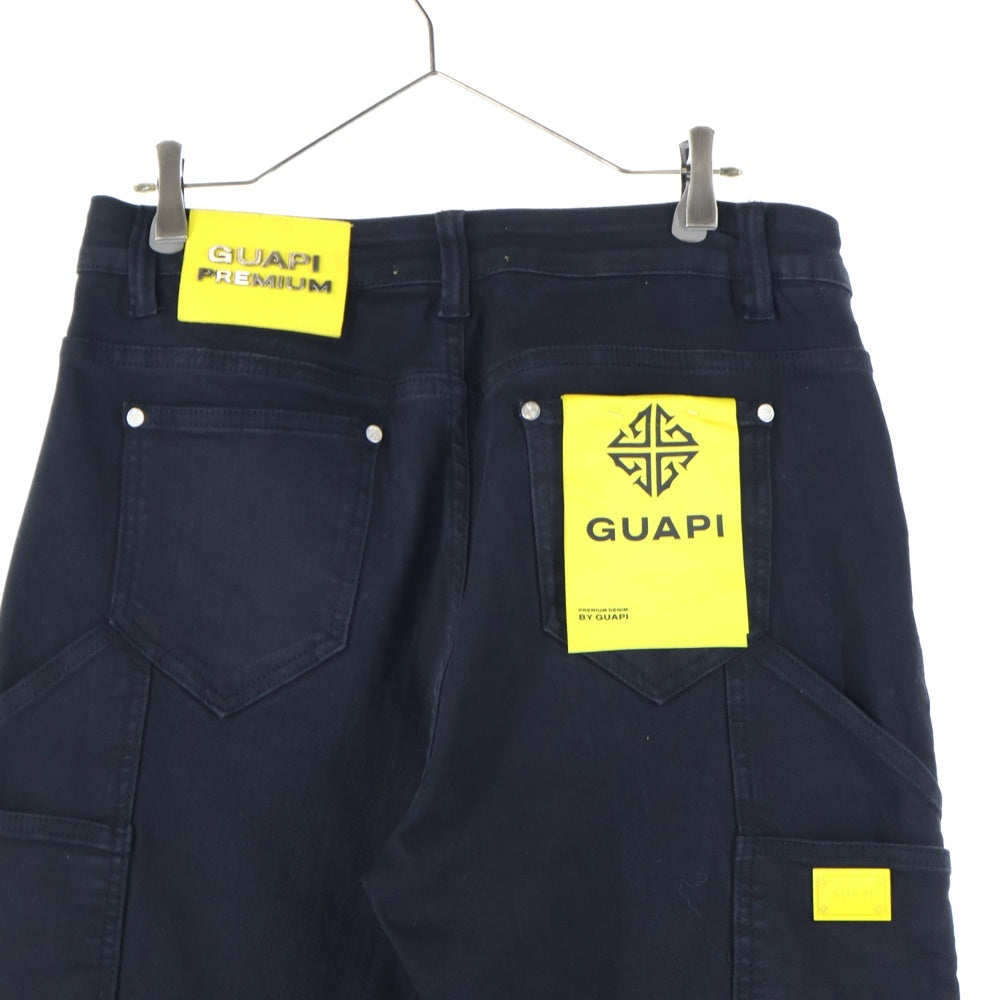 GUAPI(グアピ) FLARED DENIM グアピプレミアム フレアデニム パンツ ブラック