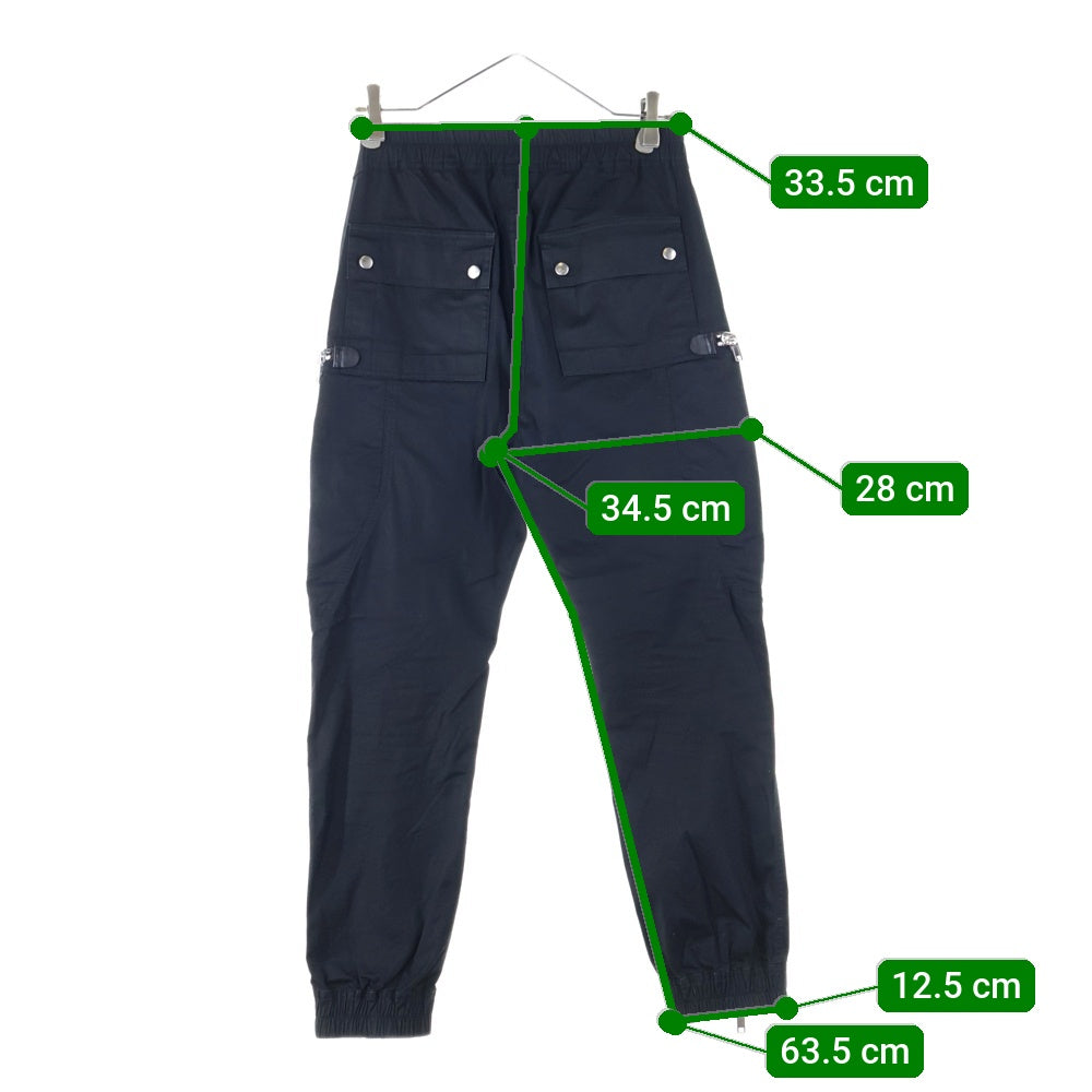 Rick Owens(リックオウエンス) 20AW PERFORMA期 BAUHAUS CARGO PANTS RU20F3377-TE バウハウス カーゴパンツ ブラック