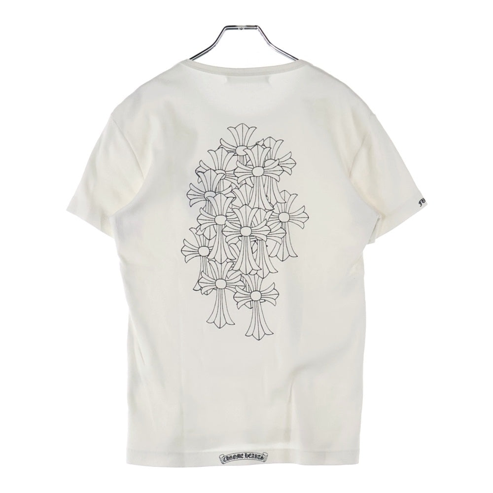 CHROME HEARTS(クロムハーツ) OLD バックセメタリープリント 白タグ 半袖Tシャツ カットソー ホワイト