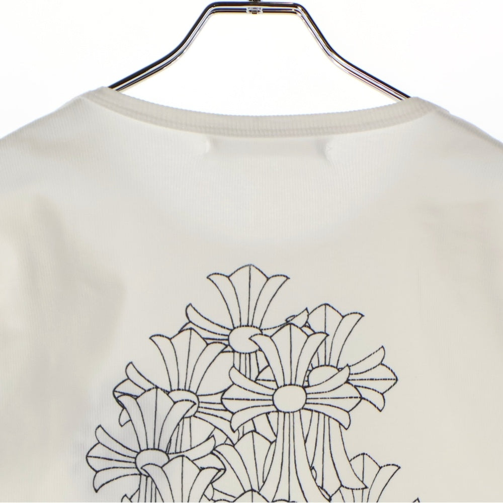CHROME HEARTS(クロムハーツ) OLD バックセメタリープリント 白タグ 半袖Tシャツ カットソー ホワイト