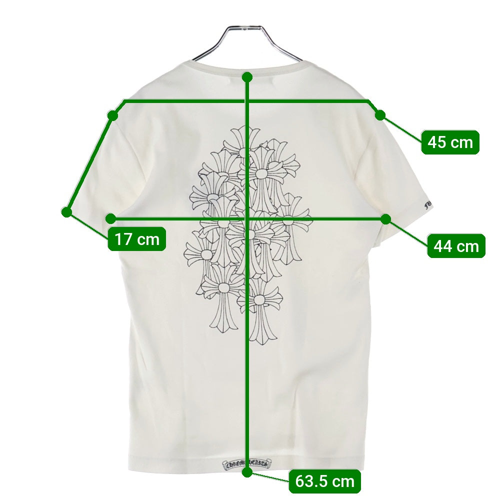 CHROME HEARTS(クロムハーツ) OLD バックセメタリープリント 白タグ 半袖Tシャツ カットソー ホワイト