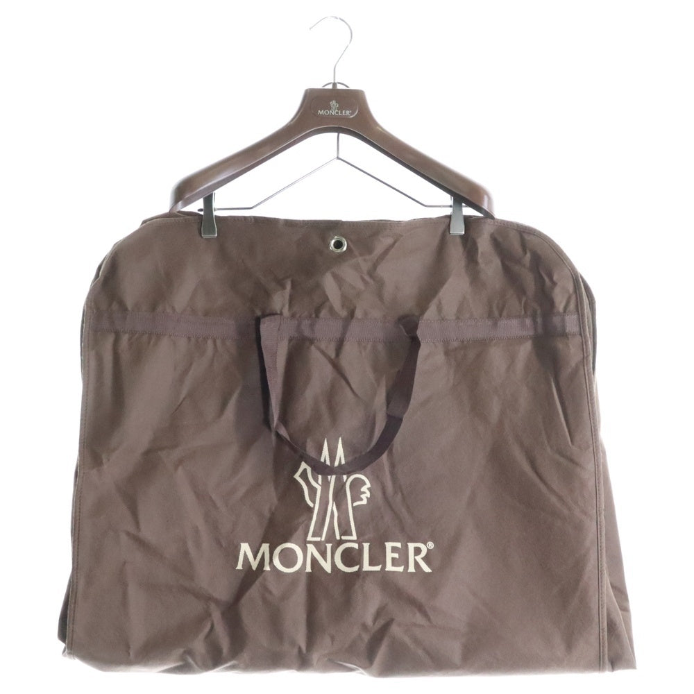 MONCLER(モンクレール) 茶タグ CHINE シーヌ レザー ダウンジャケット アウター ブラック/ブラウン 41316-00-69010