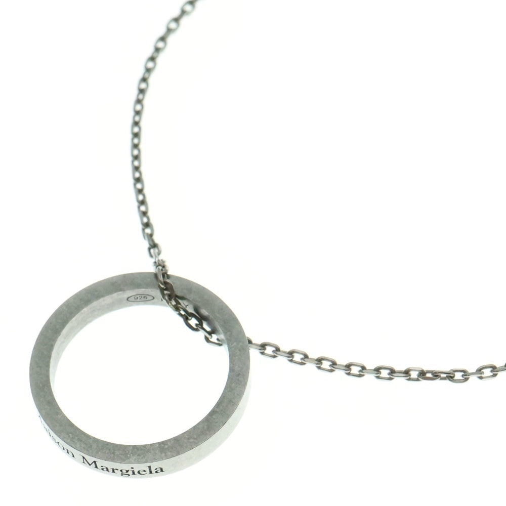 Maison Margiela(メゾンマルジェラ) ロゴ リング チェーン アクセサリー シルバー925 SM1UU0035