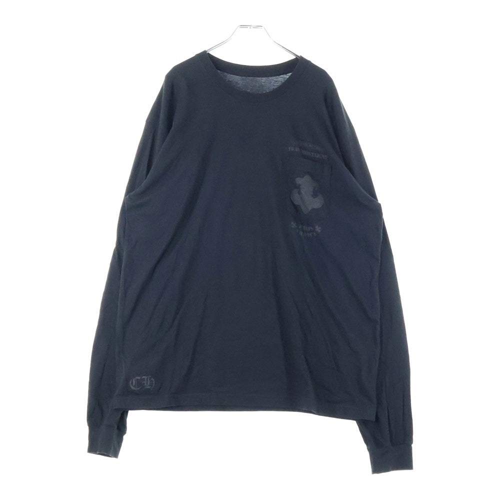 CHROME HEARTS(クロムハーツ) PARIS限定 BSFLARE 18AV. MONTAIGNE L/S T-SHIRT パリ限定 BSフレア モンテーニュ ロングスリーブTシャツ 長袖カットソー ブラック