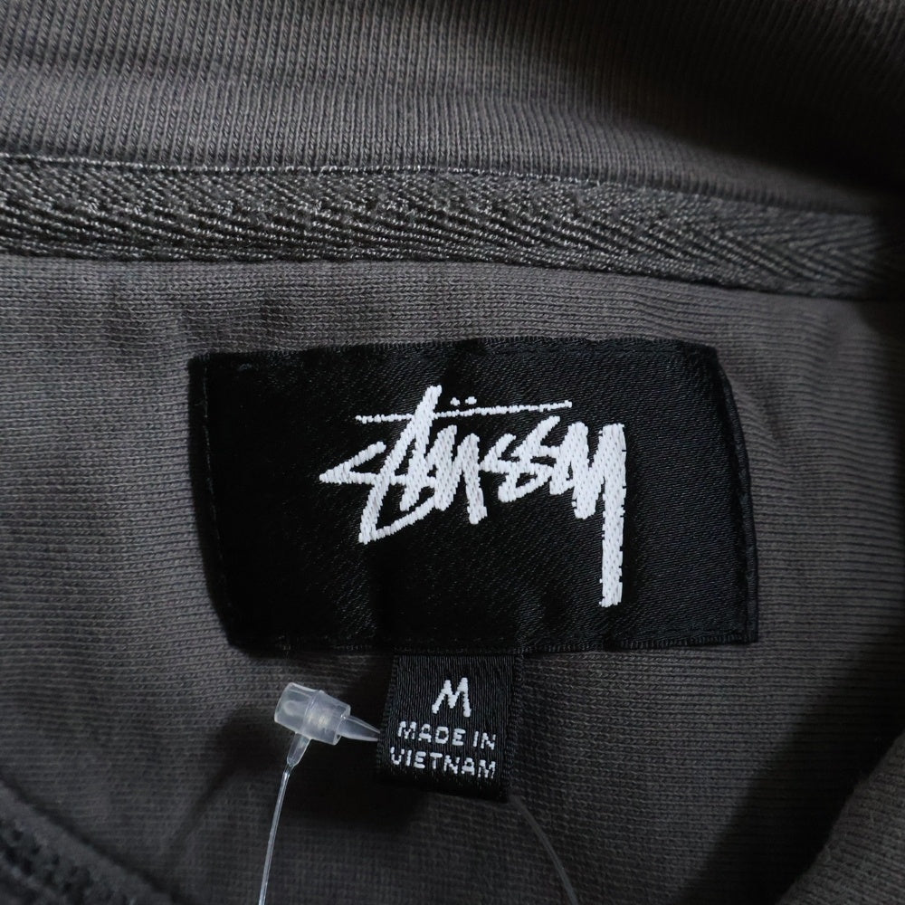 STUSSY(ステューシー) × Denim Tears Jamaica Queens デニムティアーズ ジャマイカクイーンズ ハーフジップ スウェットトレーナー グレー