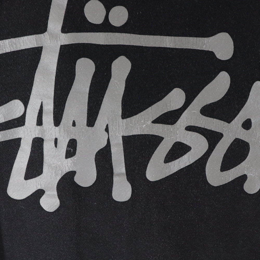 STUSSY(ステューシー) ZIP HOODIE ジップアップ フーディー スウェットパーカー ブラック