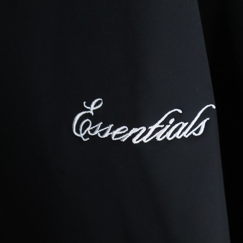 ESSENTIALS FEAR OF GOD(エッセンシャル フィアオブゴッド) SPORTY NYLON HALF ZIP スポーティー ナイロンハーフジップ ジャケット ブラック