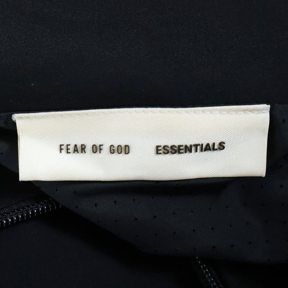 ESSENTIALS FEAR OF GOD(エッセンシャル フィアオブゴッド) SPORTY NYLON HALF ZIP スポーティー ナイロンハーフジップ ジャケット ブラック