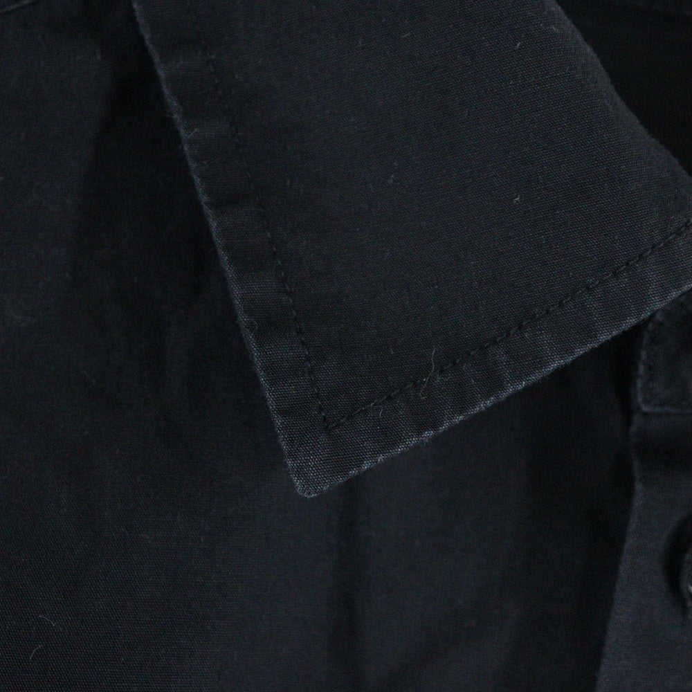 RAF SIMONS(ラフシモンズ) LOGO L/S SHIRT アームワッペン ロングスリーブ 長袖シャツ ブラック SM4215