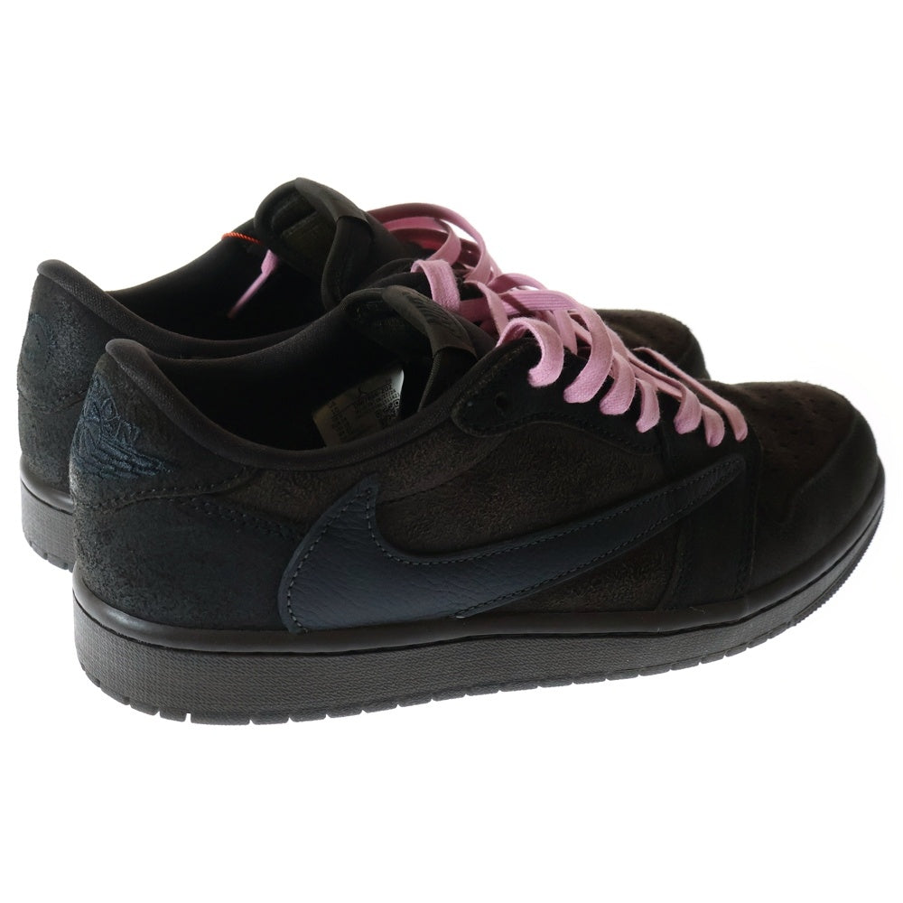 NIKE(ナイキ) ×TRAVIS SCOTT AIR JORDAN1 LOW OG SP VELVET BROWN DARK MOCHA DM7866-202 トラヴィススコット エアジョーダン1 ローカットスニーカー ブラウン US10/28.0cm