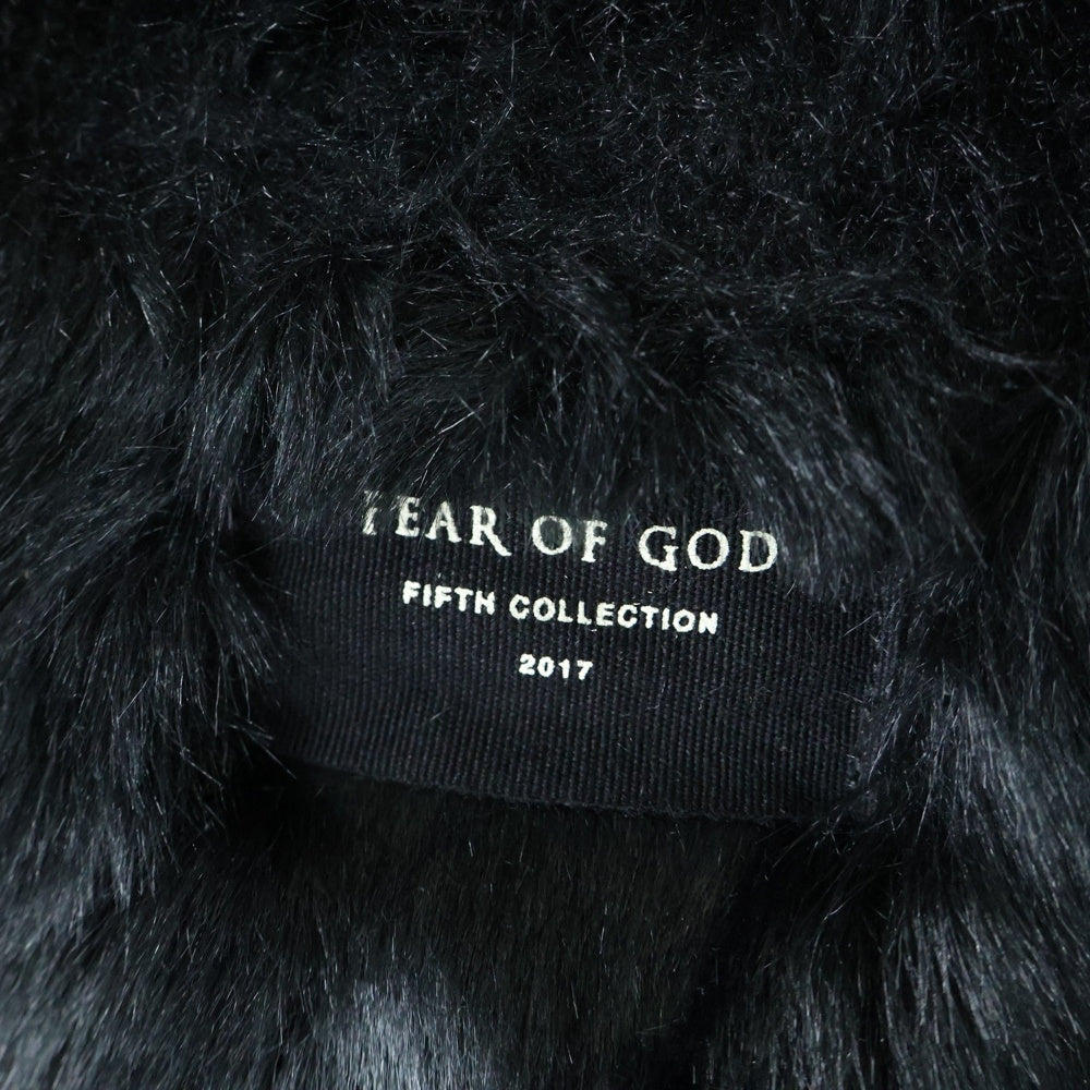 FEAR OF GOD(フィアオブゴッド) 5TH FIFTH COLLECTION HEAVY TERRY HOODIE ヘビー テリー フーディー ファージャケット グレー