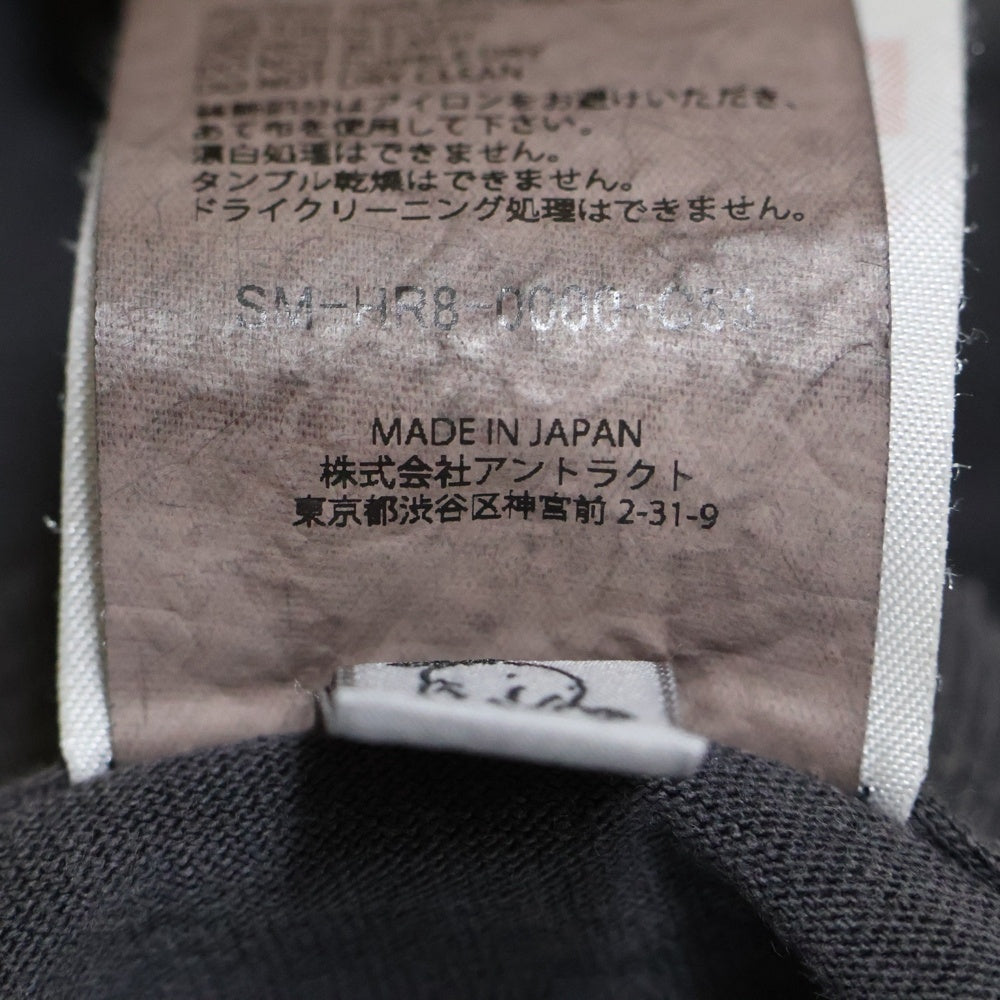 SAINT MICHAEL(セントマイケル) ×The Dark Knight JOKER ヴィンテージ加工 ジョーカープリント半袖Tシャツ カットソー チャコールグレー SM-HR8-0000-C53