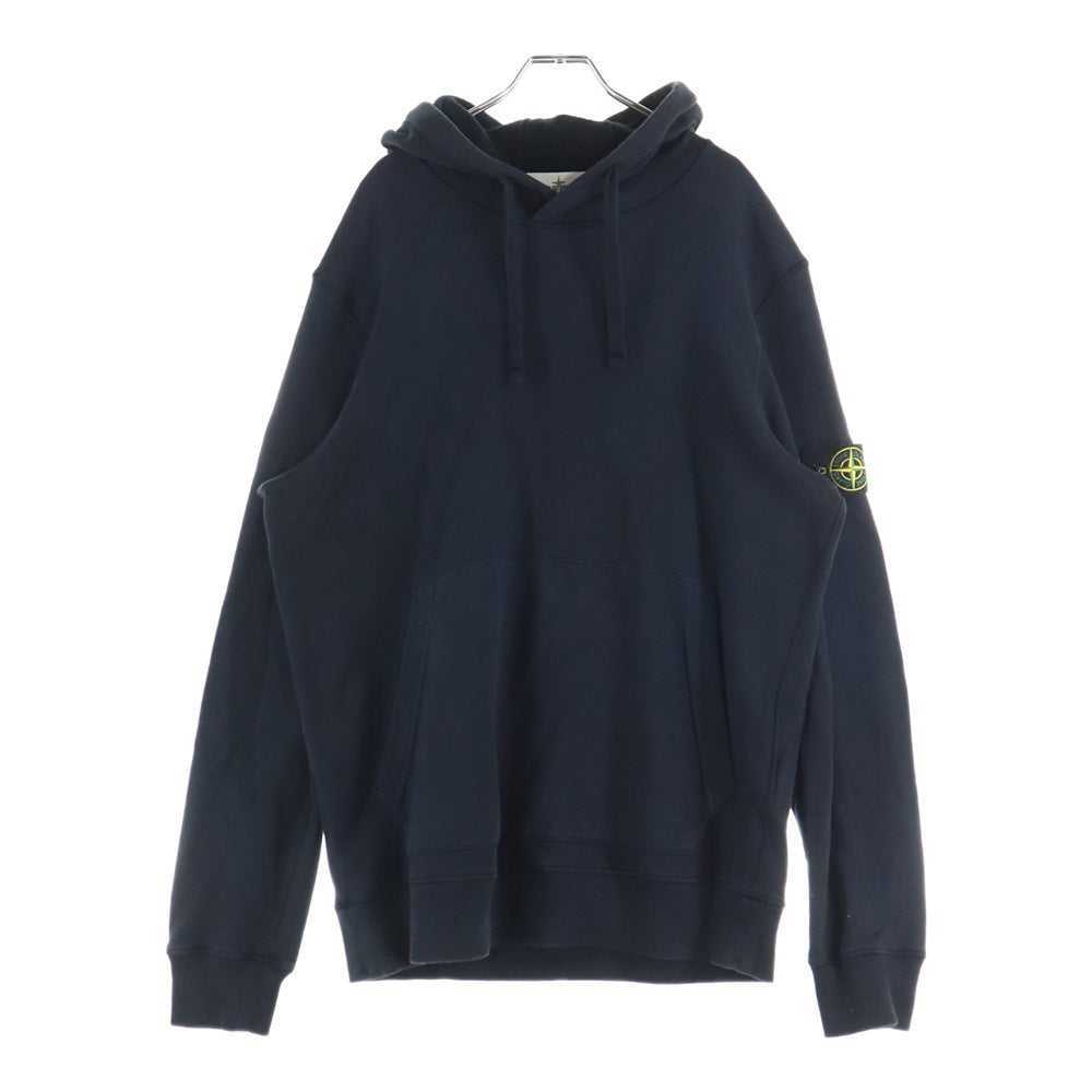 STONE ISLAND(ストーンアイランド) Cotton Sweat Pullover Hoddie スウェット プルオーバーパーカー 731564120 ブラック