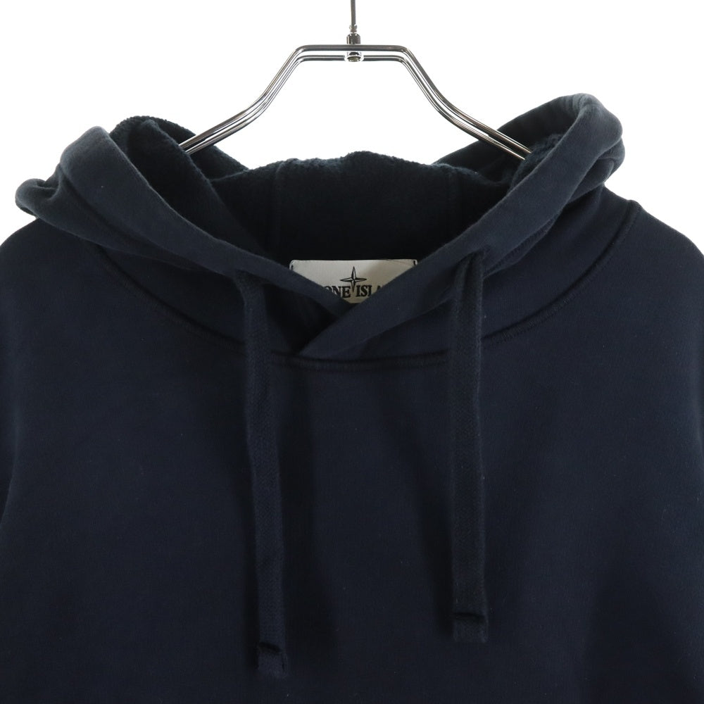 STONE ISLAND(ストーンアイランド) Cotton Sweat Pullover Hoddie スウェット プルオーバーパーカー 731564120 ブラック
