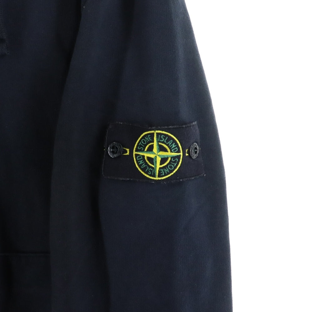 STONE ISLAND(ストーンアイランド) Cotton Sweat Pullover Hoddie スウェット プルオーバーパーカー 731564120 ブラック