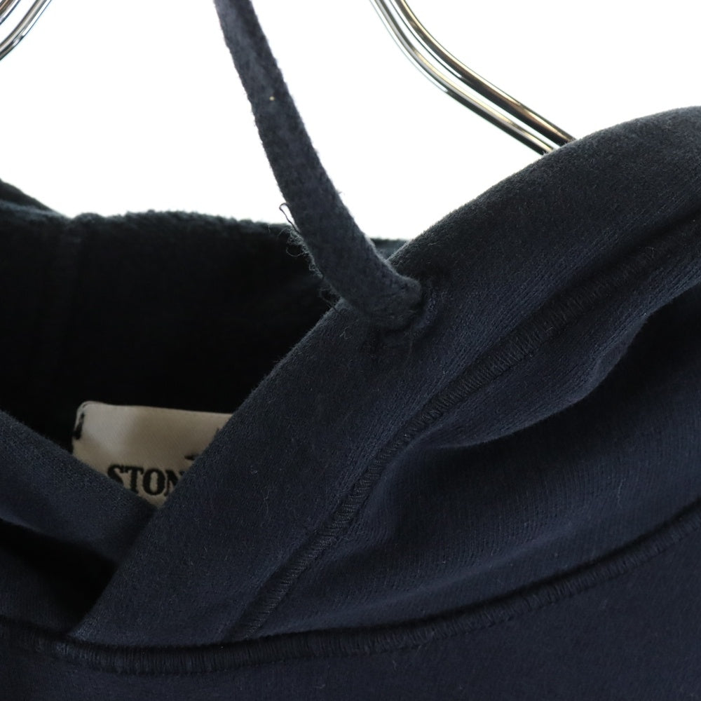 STONE ISLAND(ストーンアイランド) Cotton Sweat Pullover Hoddie スウェット プルオーバーパーカー 731564120 ブラック