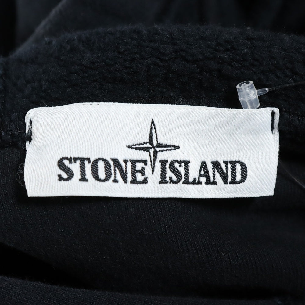STONE ISLAND(ストーンアイランド) Cotton Sweat Pullover Hoddie スウェット プルオーバーパーカー 731564120 ブラック