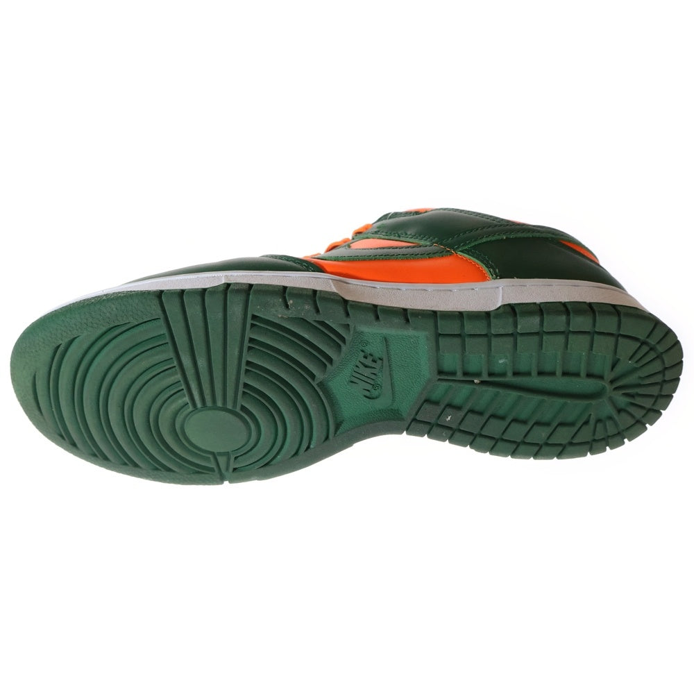 NIKE(ナイキ) DUNK LOW RETRO GORGE GREEN/TOTAL ORANGE-WHITE ナイキ ダンク ロー レトロ マイアミ ゴージグリーン ローカットスニーカー US9.5/27.5cm DD1391-300