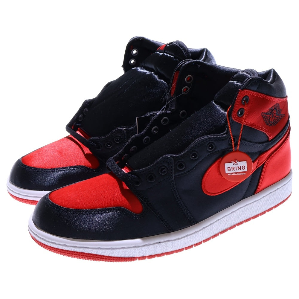 NIKE(ナイキ) WMNS AIR JORDAN 1 RETRO HIGH OG ウィメンズ エアジョーダン1 レトロ FD4810-061 ハイカットスニーカー ブラック/レッド US9.5/26.5cm