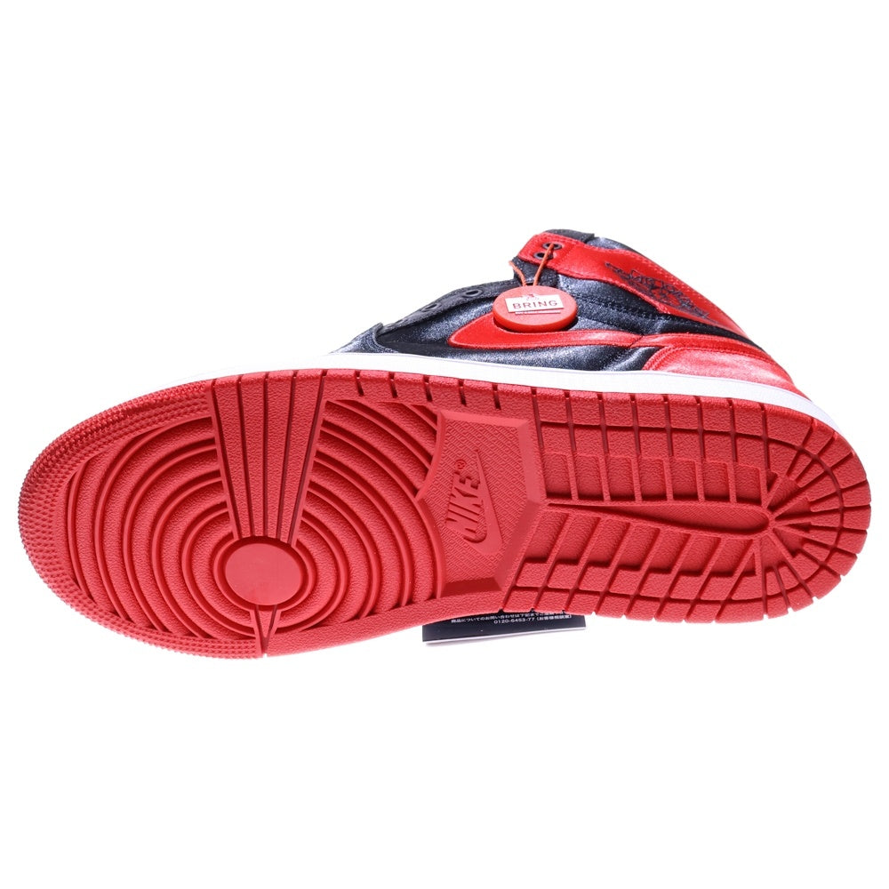 NIKE(ナイキ) WMNS AIR JORDAN 1 RETRO HIGH OG ウィメンズ エアジョーダン1 レトロ FD4810-061 ハイカットスニーカー ブラック/レッド US9.5/26.5cm