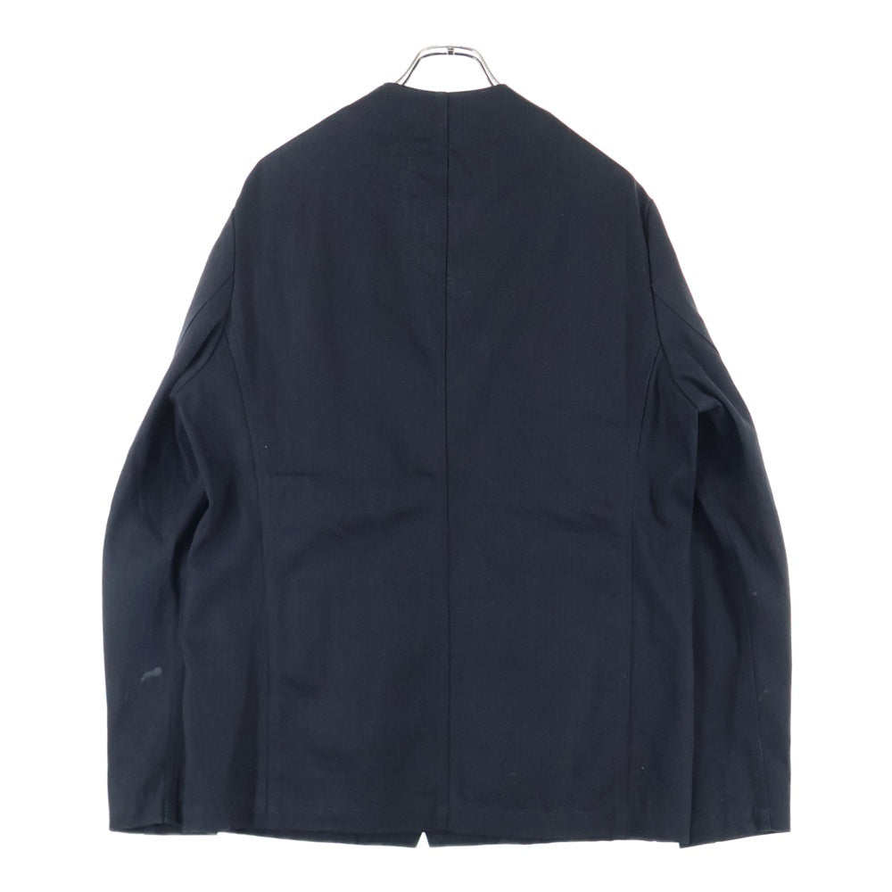 ALMOSTBLACK(オールモストブラック) 22AW WOVEN LAYERD DENIM COAT ウーブンレイヤード デニムコート ブラック 22AW-C002