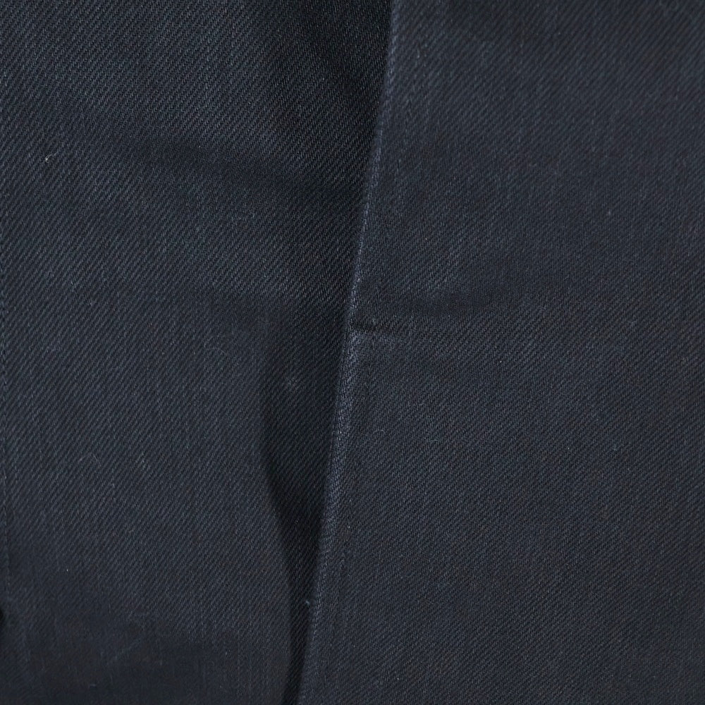 ALMOSTBLACK(オールモストブラック) 22AW WOVEN LAYERD DENIM COAT ウーブンレイヤード デニムコート ブラック 22AW-C002