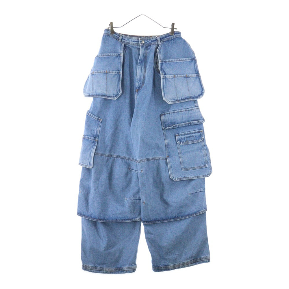 HED MAYNER(ヘドメイナー) 22AW MULTI POCKET PANTS マルチポケット デニムパンツ インディゴ HM00D12 HM005