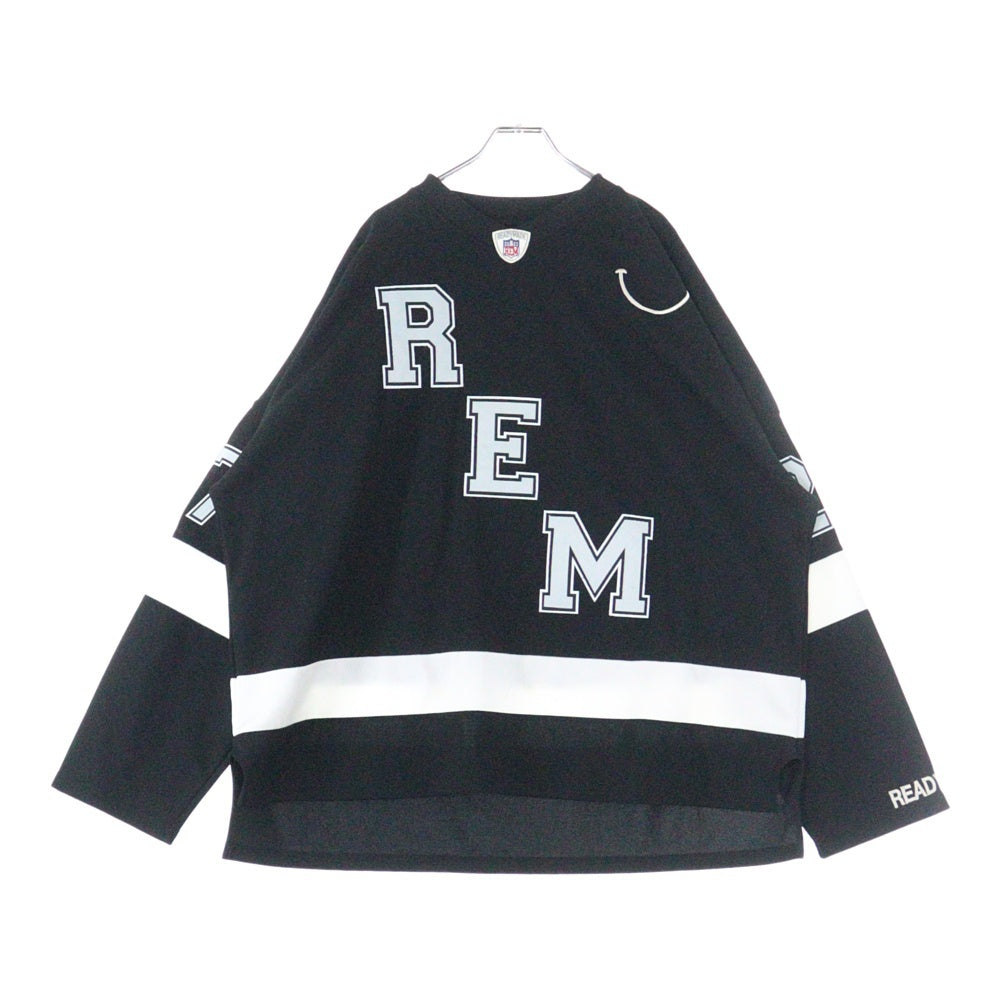 READY MADE(レディメイド) 23SS GAME SHIRT SMILE スマイル ゲームシャツ ブラック RE-P0-BK-00-00-249