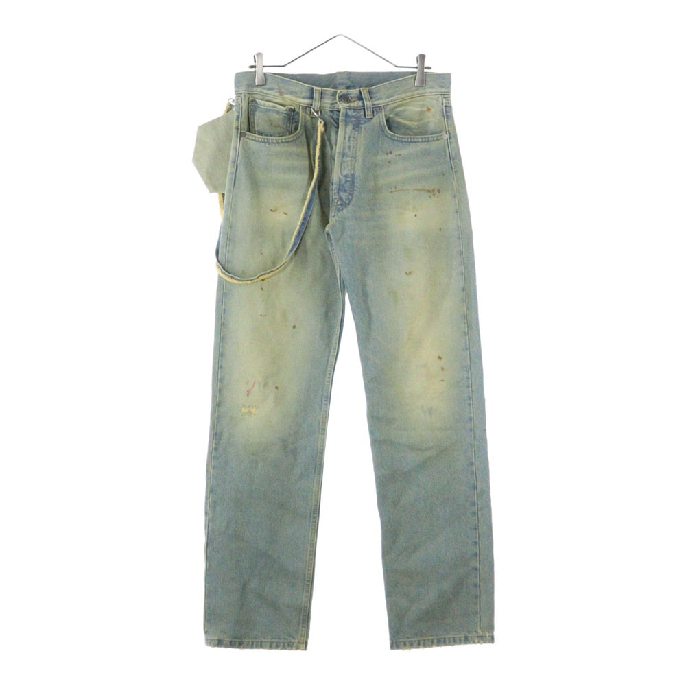 Maison Martin Margiela(メゾンマルタンマルジェラ) 22SS 5POCKET DENIM PANTS ダメージ加工 5ポケット デニムパンツ インディゴ S30LA0181 S30561