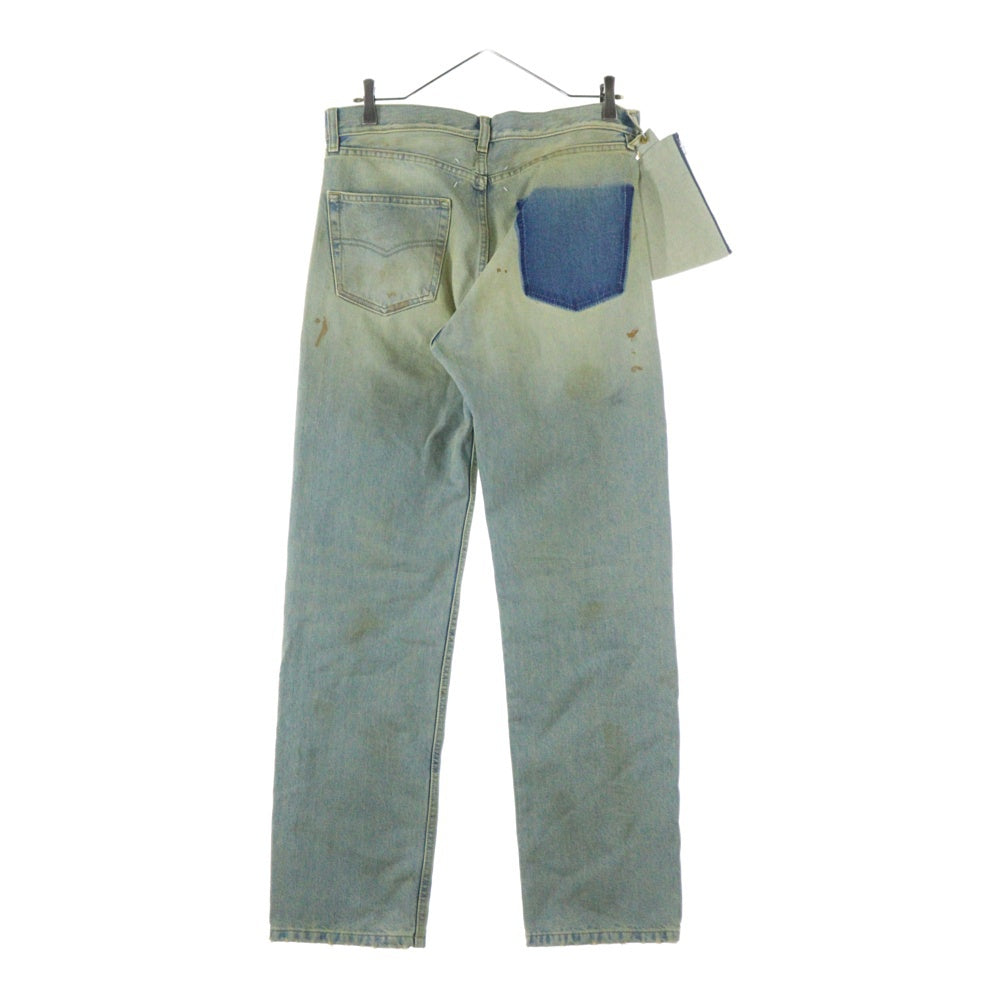 Maison Martin Margiela(メゾンマルタンマルジェラ) 22SS 5POCKET DENIM PANTS ダメージ加工 5ポケット デニムパンツ インディゴ S30LA0181 S30561