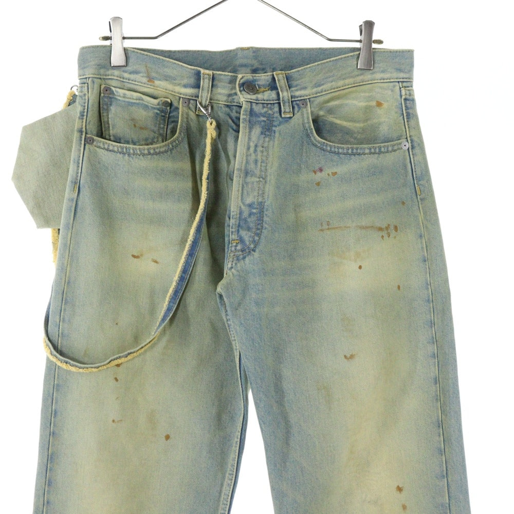 Maison Martin Margiela(メゾンマルタンマルジェラ) 22SS 5POCKET DENIM PANTS ダメージ加工 5ポケット デニムパンツ インディゴ S30LA0181 S30561