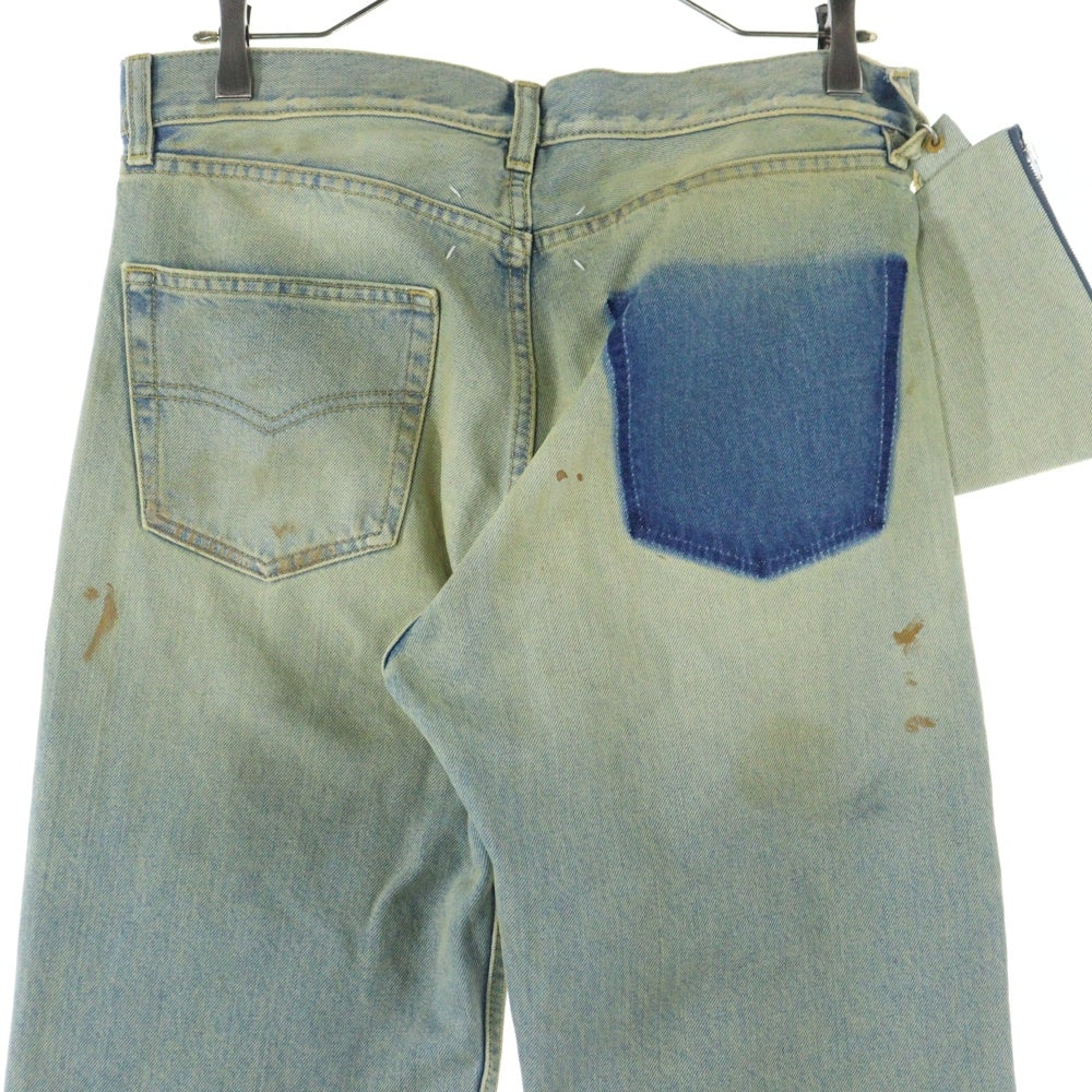 Maison Martin Margiela(メゾンマルタンマルジェラ) 22SS 5POCKET DENIM PANTS ダメージ加工 5ポケット デニムパンツ インディゴ S30LA0181 S30561