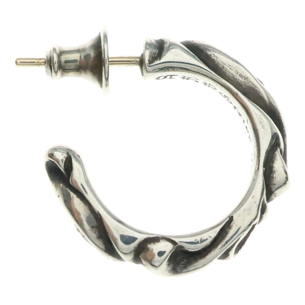 CHROME HEARTS(クロムハーツ) HOOP SCROOL スクロール フープピアス シルバー BCA102