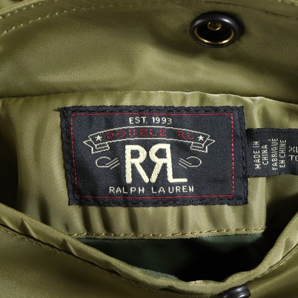 RRL(ダブルアールエル) MA-1 リバーシブル フライトジャケット カーキ/ブラウン MNRROTW16010069