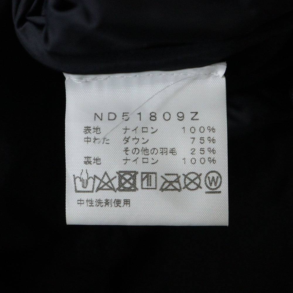 THE NORTH FACE(ザノースフェイス) 18AW 1996 RETRO NUPTSE JACKET 復刻 レトロヌプシ ダウンジャケット ブラック ND51809Z