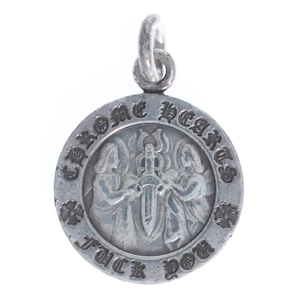 CHROME HEARTS(クロムハーツ) CHRM ANGL MDL V1 エンジェルメダルチャーム ペンダントトップ シルバーBCA229