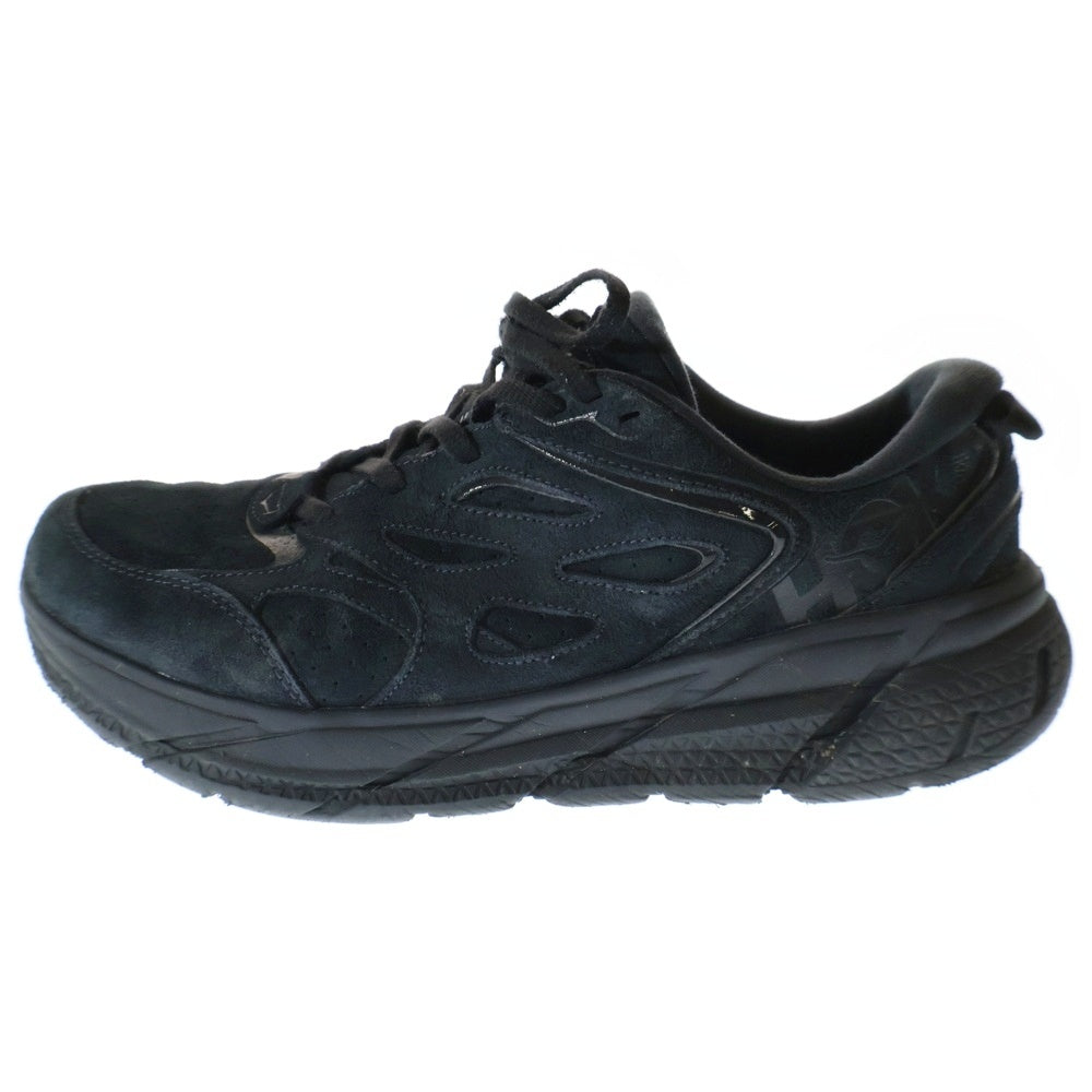 HOKA ONE ONE(ホカオネオネ) CLIFTON L SUEDE BLACK 1122571 BBLC クリフトン スウェード ローカットスニーカー ブラック US11/28cm