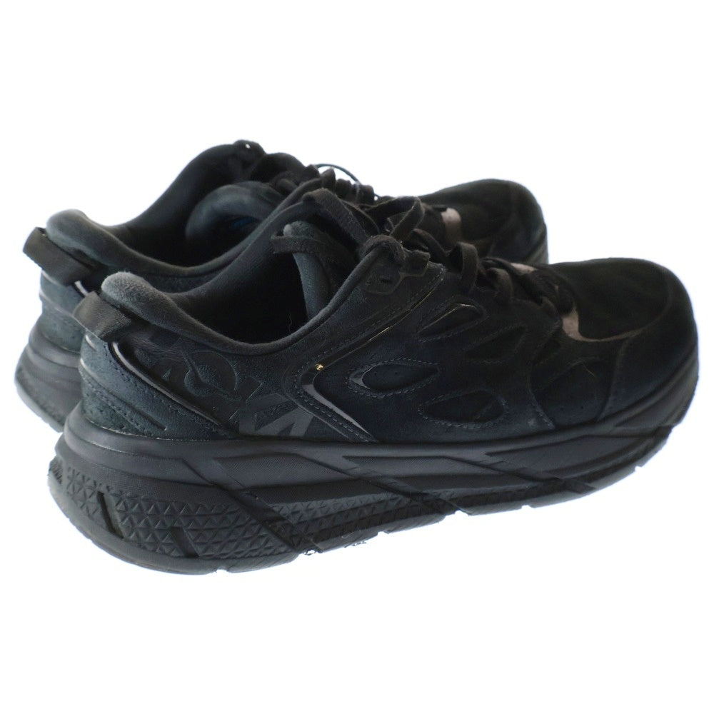 HOKA ONE ONE(ホカオネオネ) CLIFTON L SUEDE BLACK 1122571 BBLC クリフトン スウェード ローカットスニーカー ブラック US11/28cm