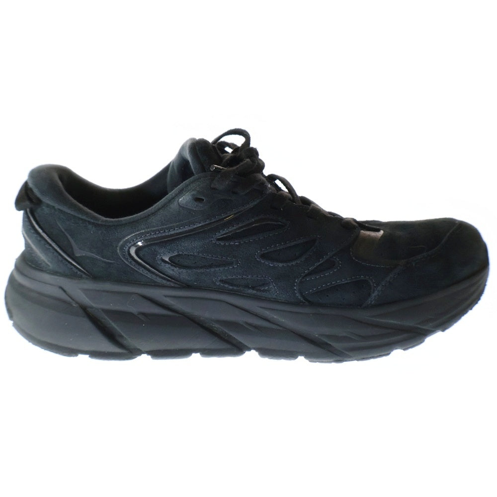 HOKA ONE ONE(ホカオネオネ) CLIFTON L SUEDE BLACK 1122571 BBLC クリフトン スウェード ローカットスニーカー ブラック US11/28cm
