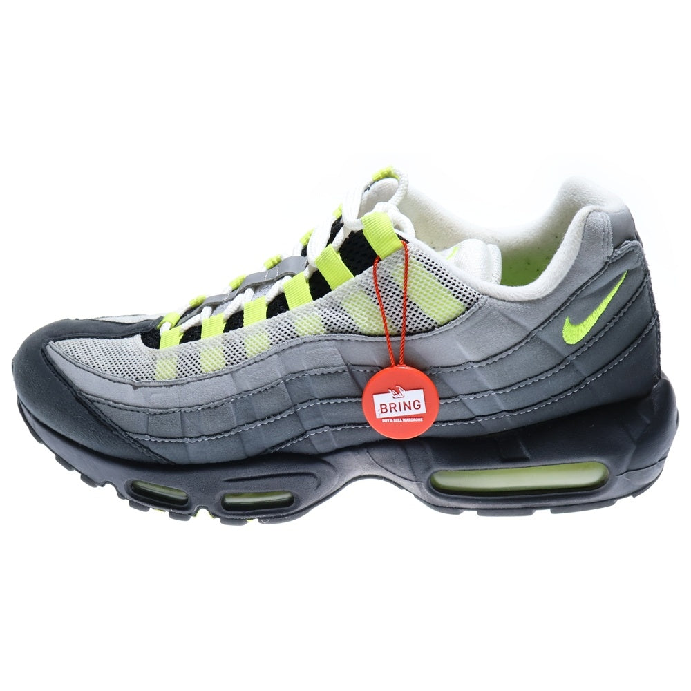 NIKE(ナイキ) AIR MAX 95 OG NEON YELLOW CT1689-001 エアマックス イエローグラデ ローカットスニーカー グレー/イエロー US10.5/28.5cm